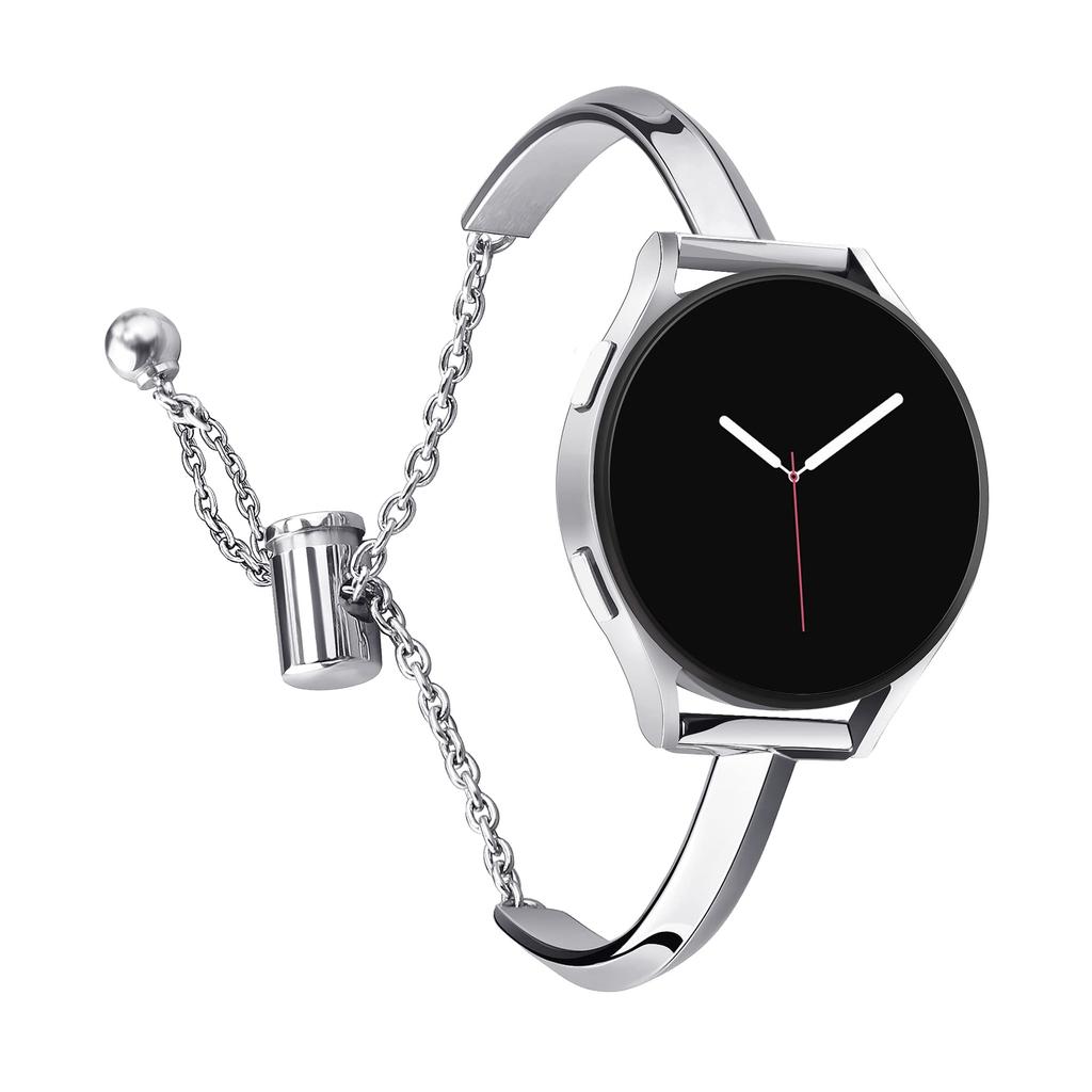 20 22mm Jewelry Strap for Samsung Galaxy Watch 5 Pro 45mm 4 40 44mm Metal Chain Woman Correa for Huawei Watch 2 Amazfit Bip Gts2
