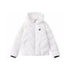 Fleece Hooded Short Sports Down Jacket Women Jackets Standard-White F11W048919FWT