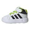 Adidas Grand Court Synthetic Leather Mid Casual Round Toe Comfortable Fashion Walking Shoes Baby Shoes JQ5680