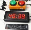 1,5-Zoll 4-stellige LED-Timer-Stoppuhr mit Knopf, tragbar für Wettkampf, Gaming, Fitness, digitale Countdown-Uhr, klares Display
