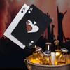 Black White Creative Stainless Steel Bottle Opener Poker Ace of Spades Pocket Card Wine Beer Soda Cap Decapper Kitchen Tools
