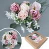 Große Blumen in Dekorativer Box Blumenkasten Tragbare Blumenaufbewahrung Geschenkverpackungsboxen Mit Klarem Fenster