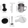 21-teiliges Kaffeetamper-Set Edelstahl Aufschäumkännchen Tampermatte Kaffeerührer Kaffeestempel Werkzeuge für Zuhause Büro