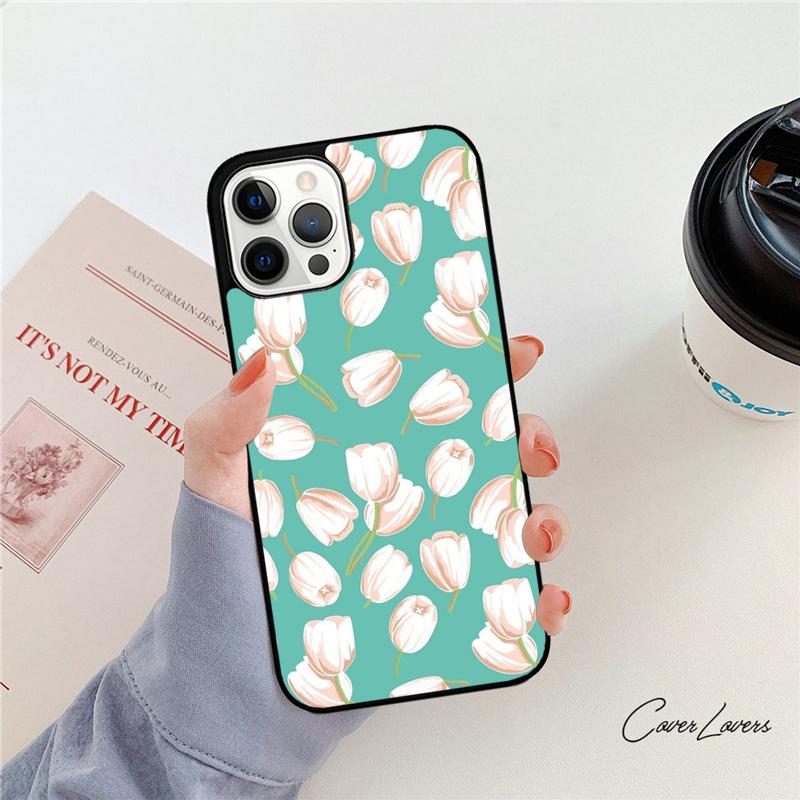 Tulips Flower Spring Phone Case For Apple iPhone 17 Air Pro Max Plus Coque For iPhone 17 Air 14 15 16 13 12 Max Cover