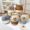Süße Hirsch-Stickerei Baseballkappe für Kinder - Sonnenschutzhut für Frühling/Sommer für Jungen & Mädchen