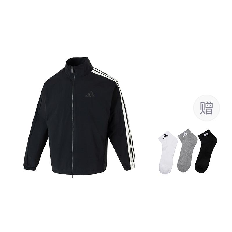 Adidas 3 Stripes ST 3ST WV TT Jackets & Coats Men's Black JL6091