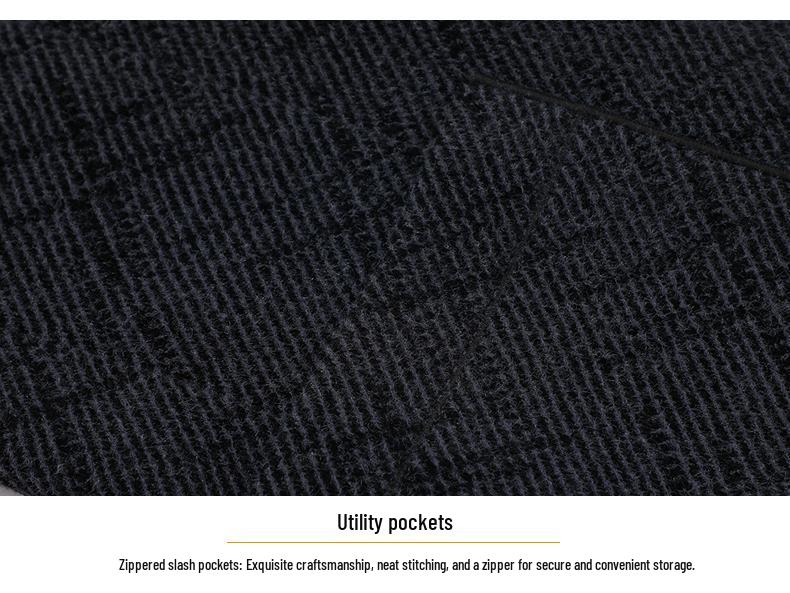 Woodpecker Men's Cashmere Wool Suit - Plush, Thickened Winter Wear for Middle-Aged & Casual Dad Style.