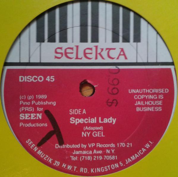 

12inch Record NY GEL Special Lady NONE Selekta 1989 Jamaica Reggae Ska Dub Used