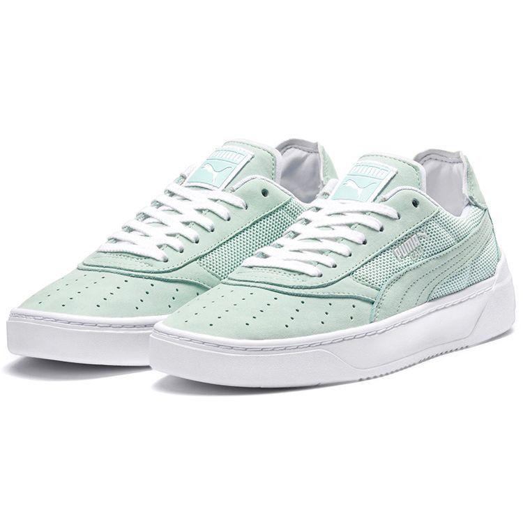 Puma Cali Palm Spring CC Retro Low-Top Sneakers Unisex Sneakers Mint-Green 369272-01