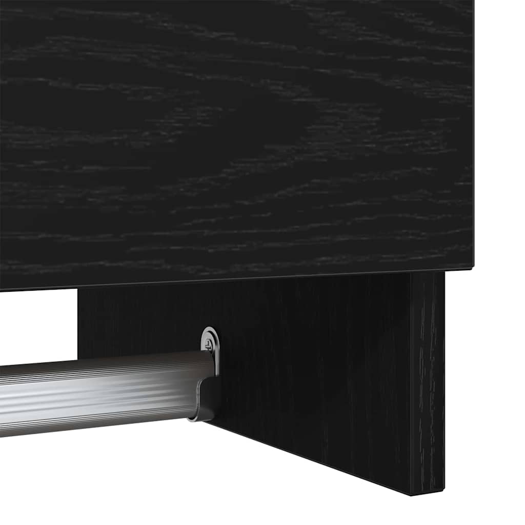 Wardrobe Black Oak Look 70 x 32.5 x 35 cm