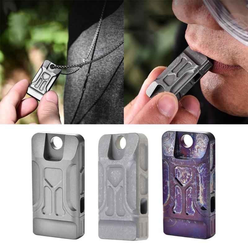 Double Tube Safety Survival Whistle for Hikings Camping Training Outdoor Sports