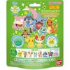 Set of 6 Bandai Bath Bombs, Pokémon Figure Collection (Includes a Character Toothbrush for Kids and Moms to Enjoy)