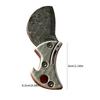 1/2PCS Alloy Coin-shaped Circular Accessory Pocket Knife Portable Keychain EDC Cutter Bottle Opener For Opening Packages And Box