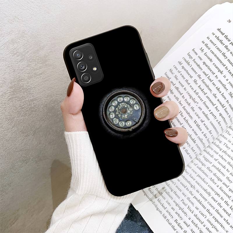 Retro Style Rotary Dial Phone Case For Samsung Galaxy A02 A12 A21 A22 A32 A41 A42 A51 A71 A72 Shell