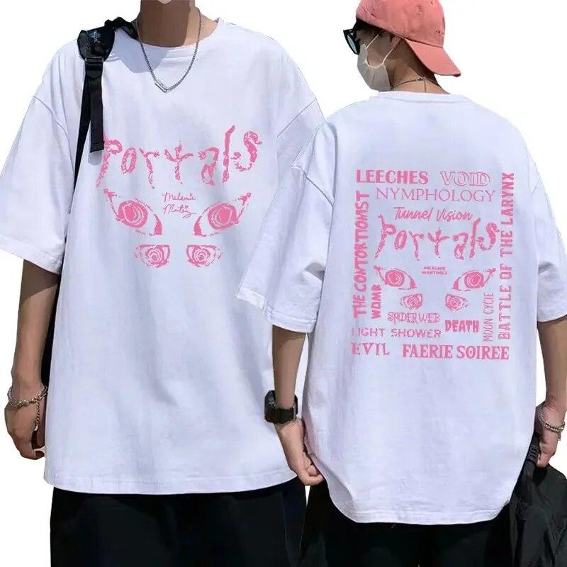 Melanie Martinez Portals Tour 2023 T Shirt Unisex Women Fashion Aesthetic Harajuku Hip Hop T-Shirt Oversized 100% Cotton Streetwear Unisex