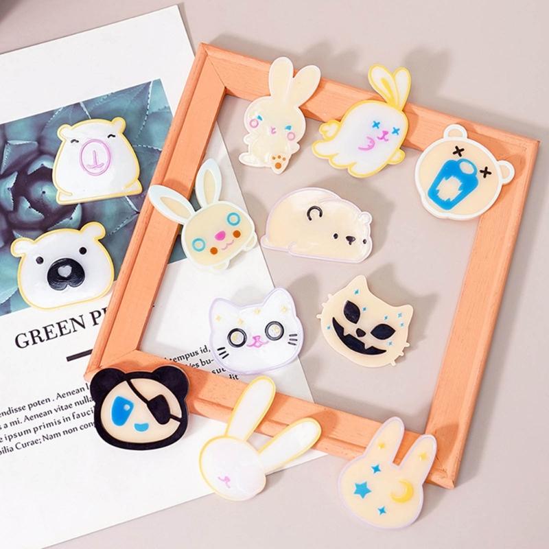 Soft Silicone Mold Hair Accessories Making Molds Lovely Animal Shaped Hair Clip Mould Reliable Jewelry Making Supplies