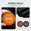 2pcs Car Cup Coaster High Quality Colorful Non Slip Pad Parts For Volvo AWD XC60 S40 XC40 XC90 C30 C70 S60 S80 S90 T6 V40 V50