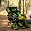 Tennis Outdoor Customize Your Name Blanket Comfortable Soft Lightweight Allseason Multipurpose Blanket For Travel Camping Picnics Sofa Office Bed