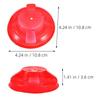 4Pcs Red Plastic Dust Guards Covers For Smoke Sensor Fire Alarm Detector Office Home Safety Shielding Prevention Tools