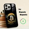 Cool Art Bitcoin Digital  Phone Case For iPhone 17,16,15,14,13,12,Plus,Pro,Max for Magsafe Magnetic Wireless Charging