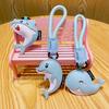 High Quality Blue Dolphin Shark Doll Keyrings Ornament Multipurpose Backpack Pendant With Lanyard Keychain