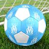 Olympique de Marseille Football Club Pallone da Calcio Indoor Misura 5 Colorato Cucito a Macchina PVC Pronto per la Competizione Resistente Alta Rimbalzabilità