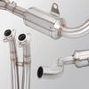 Exhaust System for GSX8S & GSX-8R: Full Stainless Steel Front & Rear Sections