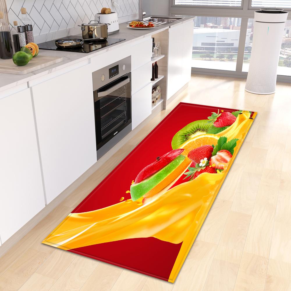 Entrance Door Mat Fruit Corridor Kitchen Mat Living Room Floor Mat Bathroom Door Household Non-slip Carpet