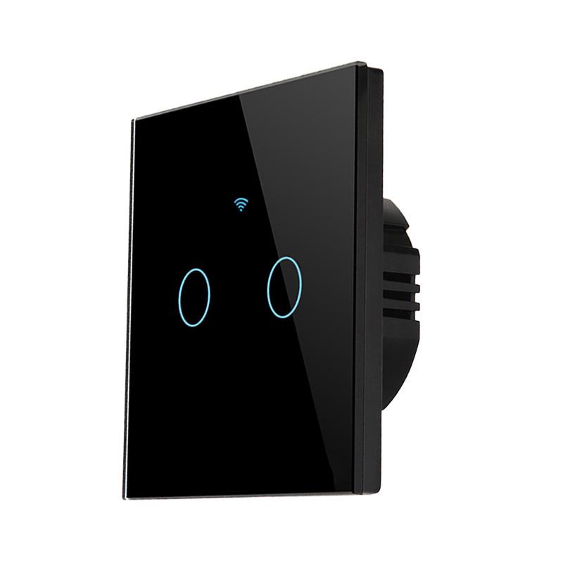 Matter European Standard Smart WiFi Touch Switch (Live/Neutral or Single Live Wire) with Alexa & HomeKit Compatibility.