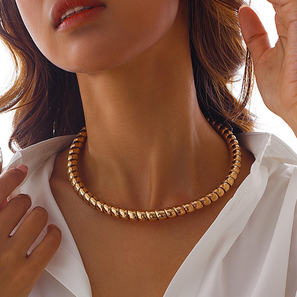 Fashion Punk Style Metal Irregular Bracelet Bracelet Personality Geometric Open Bracelet Female