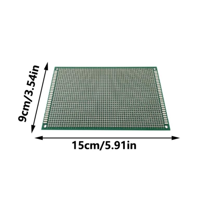 5Pcs/set Double Side Prototype Board 9x15cm Double Side Circuit Boards For Soldering Project Electronics Assembly