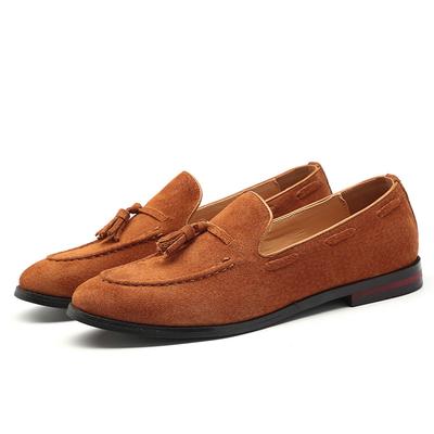 Herren Casual Wildleder Schuhe Herren Driving Loafers Leichte Mokassins Herren Trendige Quasten Party Hochzeit Ballerinas EUR Größen 38-48