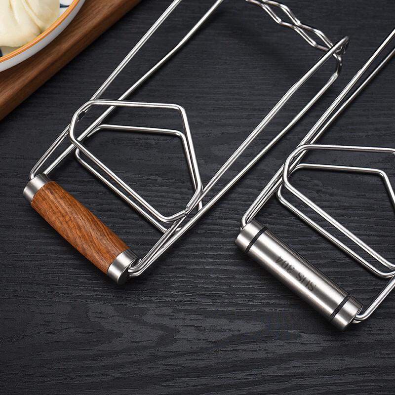 304 Stainless Steel Anti-Scald Plate Lifter Tongs (2-Pack)