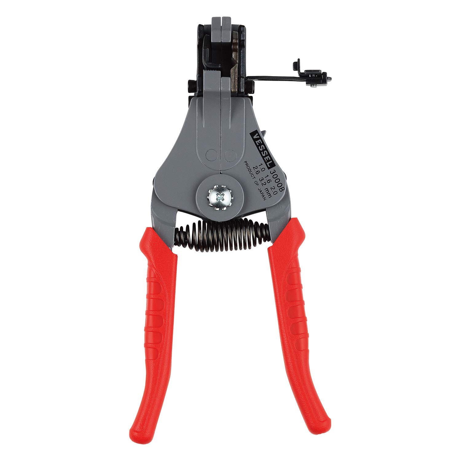 

VESSEL Wire Stripper Compatible with Electrician Skill B Red for Single Wire Test, 3000B,