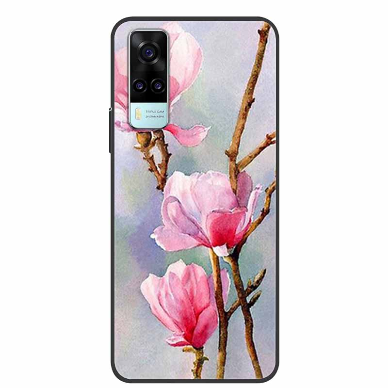 For vivo Y31 2021 Case Shockproof Soft silicone TPU Back Cover For Vivo Y53S 4G Y31 2021 Y 31 Case V2036 Phone Case Cute Cartoon