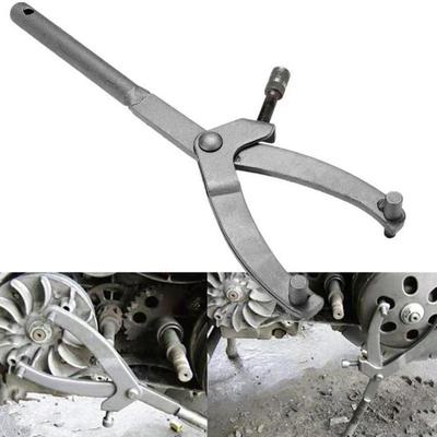 Clé de volant moteur de moto type Y Pince de fixation de magnéto à disque à courroie Étrier Poulie d'embrayage Pignon Clé pour outil de réparation de scooter