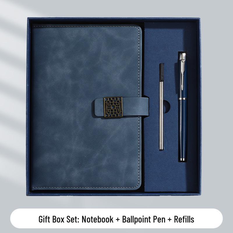 A5 Business Office Snap Button Notebook with Custom LOGO for Meetings