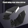 HUANGCJCJ Für GSX8R GSX-8R 2024 Motorrad Unsichtbares Winglet Spiegel-Kit, Verstellbarer Rückspiegel, Wind