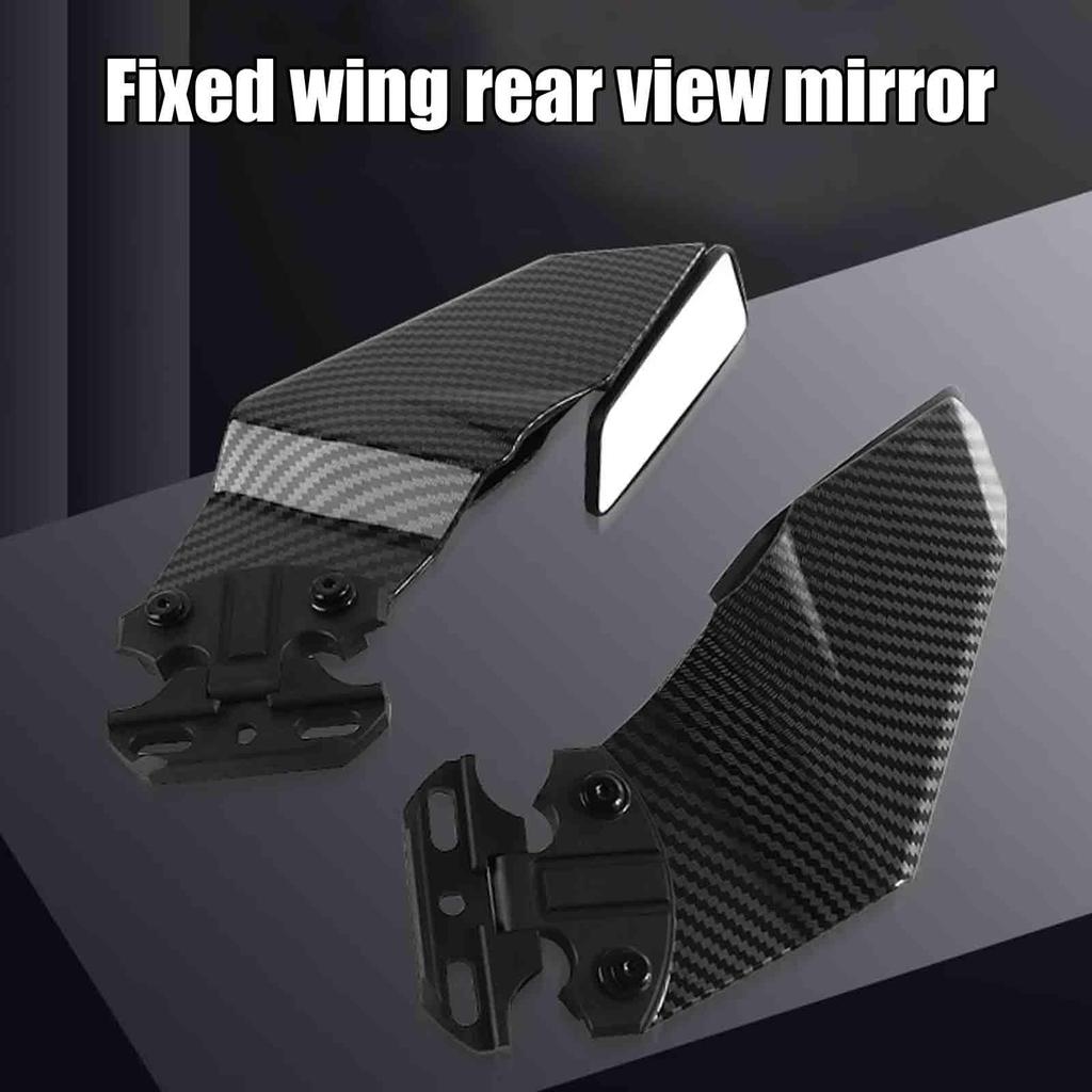 HUANGCJCJ Für GSX8R GSX-8R 2024 Motorrad Unsichtbares Winglet Spiegel-Kit, Verstellbarer Rückspiegel, Wind