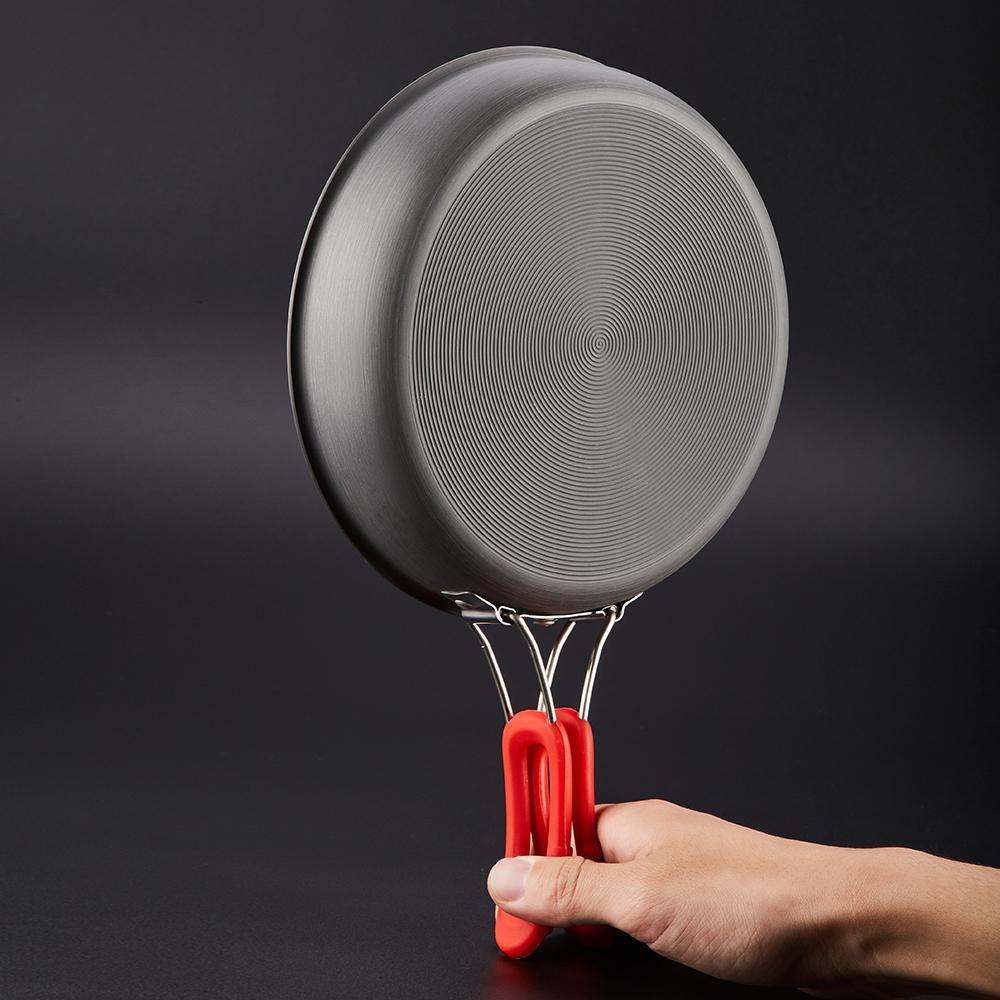 Lightweight Collapsible Nonstick Omelet Pan Outdoor Folding Quick Heating Omelet Maker Fry Pan