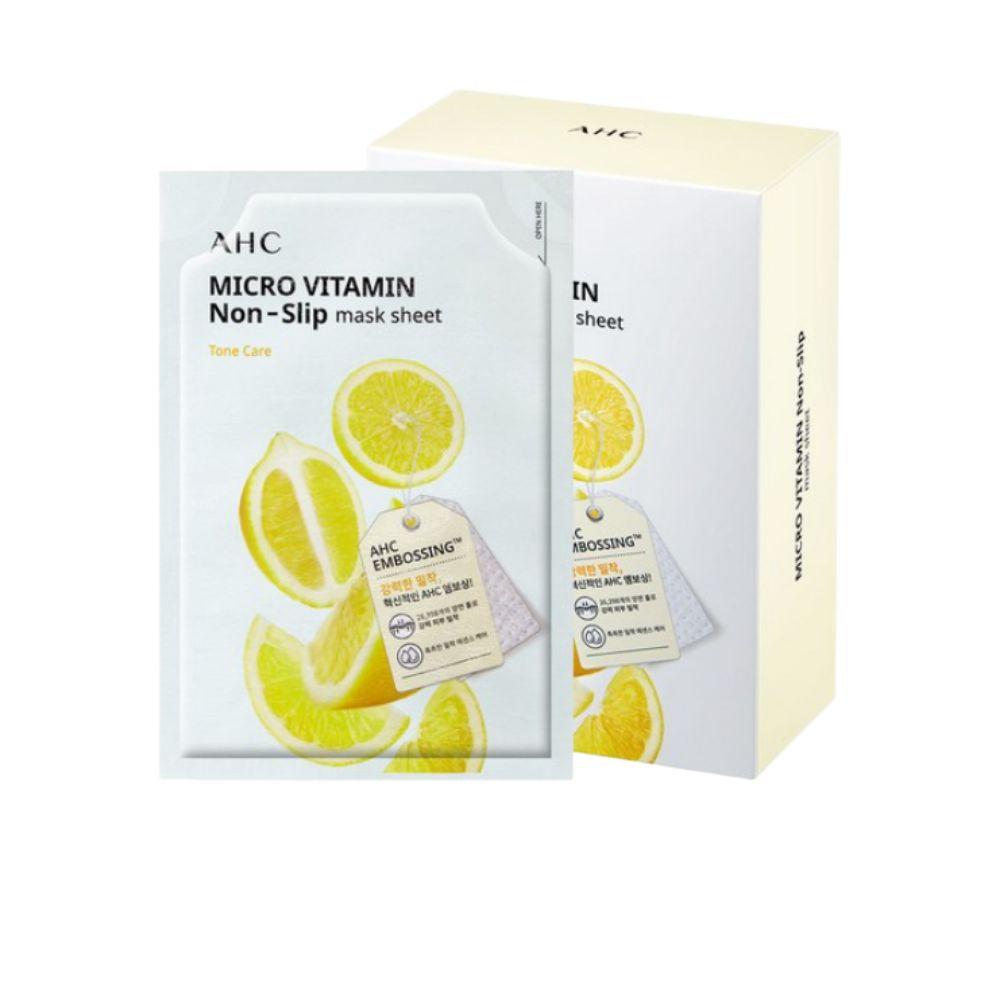 AHC Micro Vitamin Skin Fit Mask Sheet 33ml  10 Sheets 1 Box