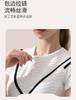 Xtep swimsuit women's high-end hot spring plus size short sleeved conservative slimming one-piece swimsuit beach vacation swimsuit