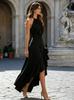 Ärmellos Übergröße sexy schulterfrei neu in Kleidern für Damen lässig locker Maxi lang Sommer Partykleid