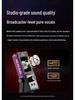 Private Mold USB Condenser Microphone with RGB Lighting – Ideal for Live Streaming, Recording, Noise Reduction, Gaming Commentary, and Esports.