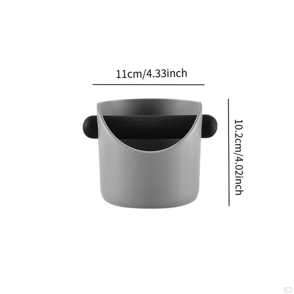 Espresso Knock Box Coffee Ground Dump Bin AntiSlip Trash Can Machine Accessories for