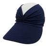 Frühlings- und Sommer-Strand-Sonnenhut für Damen Neuer Damen-Outdoor-Sport-Visierhut mit leerer Krone Sonnenschutz-Visier