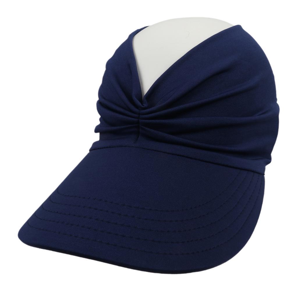 Frühlings- und Sommer-Strand-Sonnenhut für Damen Neuer Damen-Outdoor-Sport-Visierhut mit leerer Krone Sonnenschutz-Visier