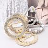 T-Shirt Saum Geknoteter Broschenring Kleidung Accessoires Mode Perlen Taille Metall Ecke Geknoteter Verschluss Seidenschal Hemden Schnallen