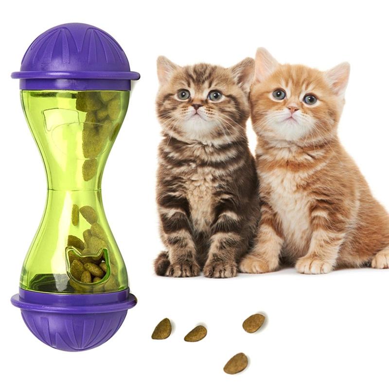 Buy Cat Feeder Toy Builtin Bell Interactive Game for Cats Fill with