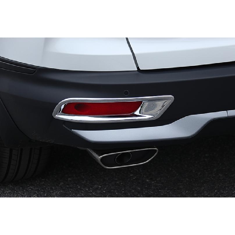 Chrome Rear Fog Light Lamp Cover Trim for - Honda CRV CR-V ABS 2PCS